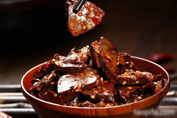 风味腊味猪肝制作视频教程-香源配方网