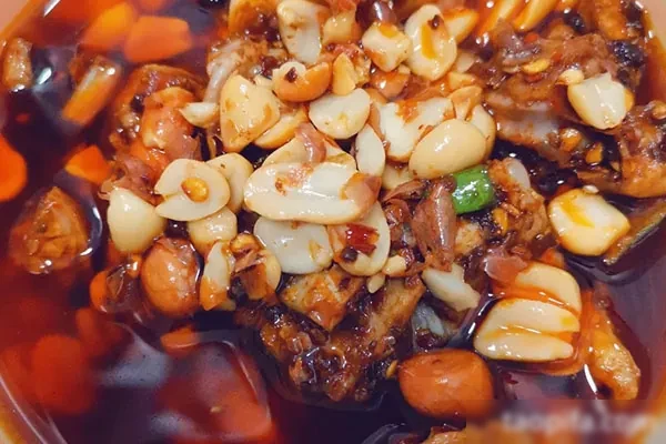 成都名菜二姐兔丁做法教程-香源配方网