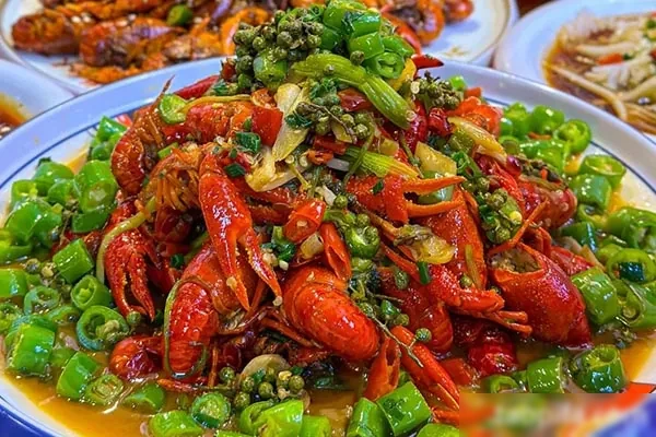 图片[1]-鲜青花椒麻辣特色小龙虾-香源配方网