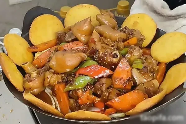 鲜炖地锅排骨+地锅猪视频教程-香源配方网