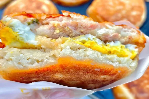 图片[1]-田妮鸡蛋肉汉堡技术配方和视频教程-香源配方网