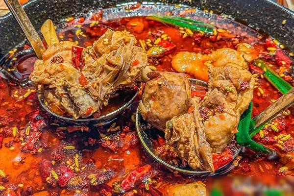 图片[1]-烧鸡公火锅制作教程-香源配方网