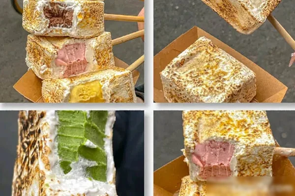 图片[1]-火烤棉花糖冰淇凌视频教程-香源配方网