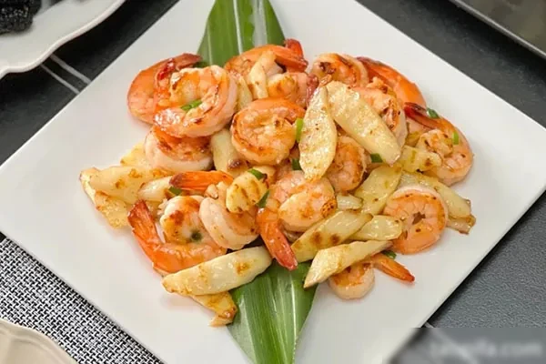 图片[1]-淮山煎虾仁视频教程-香源配方网