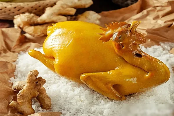 图片[1]-姜绒脆皮黄油咸香鸡教程-香源配方网