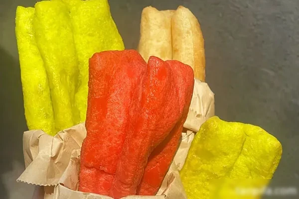 香酥大油条彩色果蔬油条视频教程-香源配方网