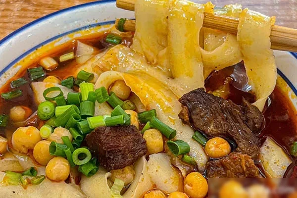 实体刀削面视频教程-香源配方网