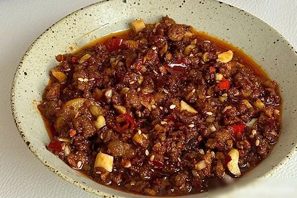 图片[1]-快手胖胖老杨香辣牛肉酱技术配方和视频教程-香源配方网