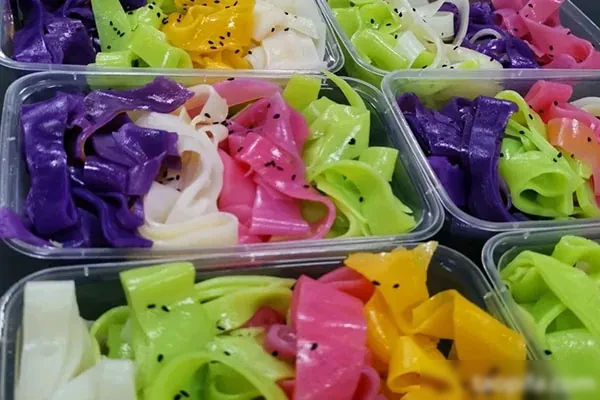 拯救没胃口五彩凉皮卷凉皮凉面技术配方和视频教程-香源配方网