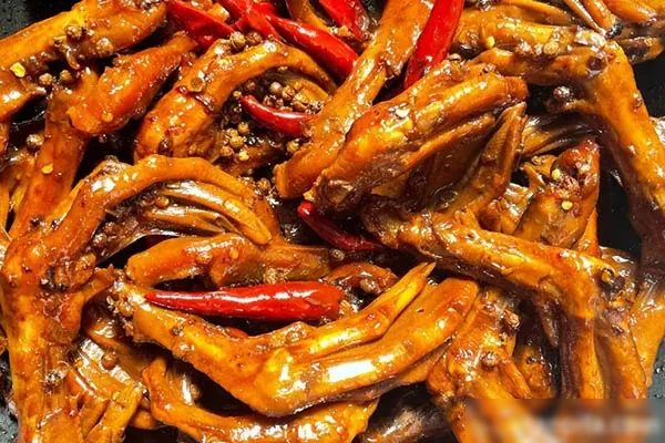 图片[1]-辣卤麻辣鸭爪技术配方资料-香源配方网