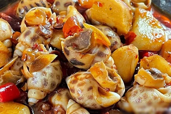 辣酒煮花螺技术配方和视频教程-香源配方网