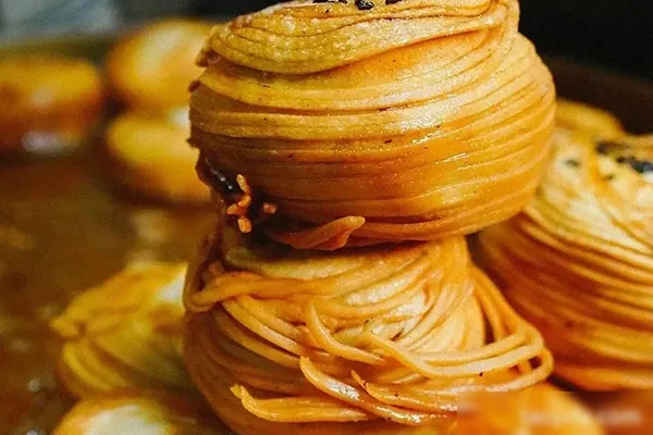 金丝肉饼的制作技术视频-香源配方网