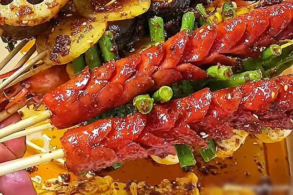 油炸串串香夹馍技术配方和视频教程-香源配方网